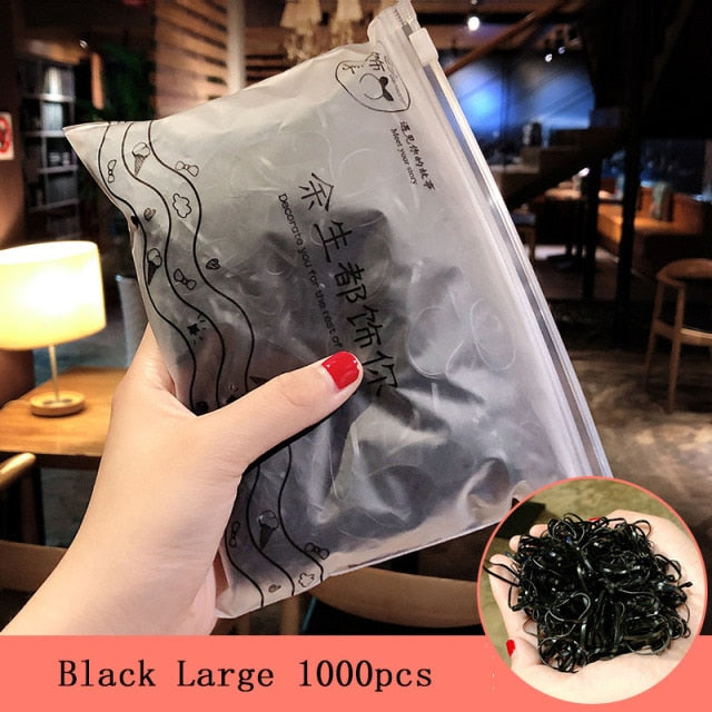 1000pcs/Pack Small Disposable Rubber Bands
