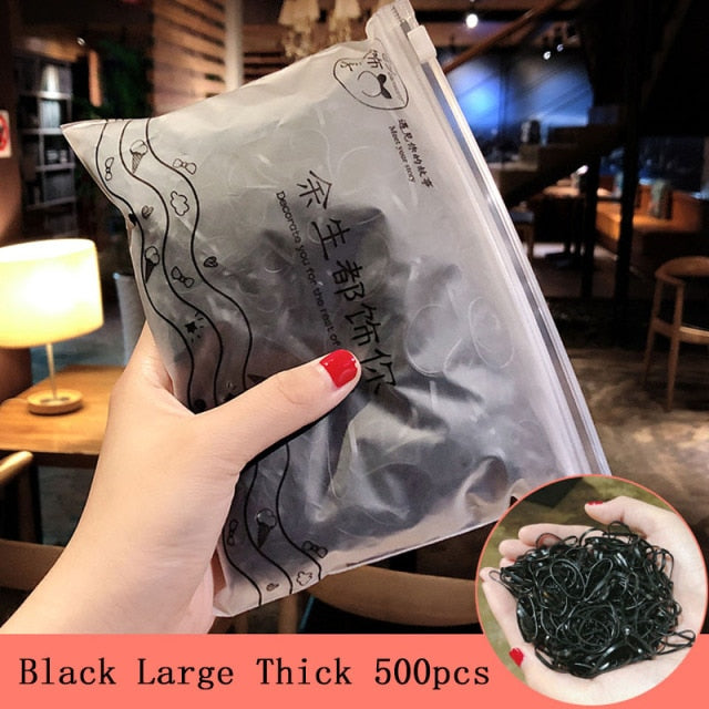 1000pcs/Pack Small Disposable Rubber Bands