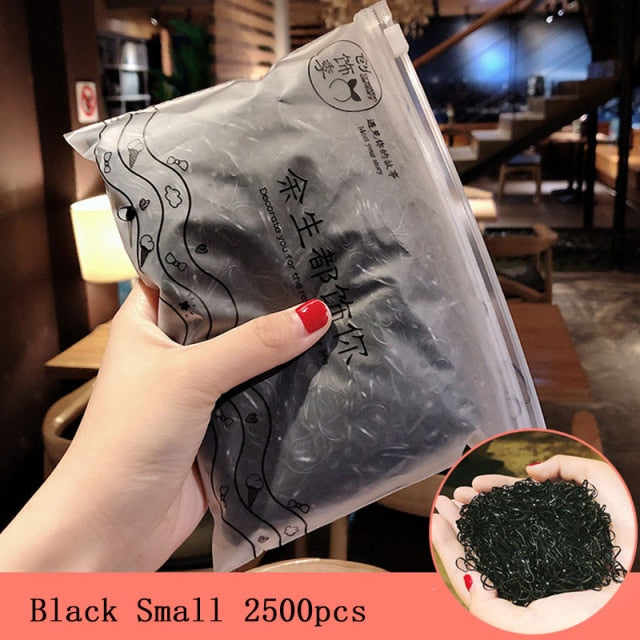 1000pcs/Pack Small Disposable Rubber Bands