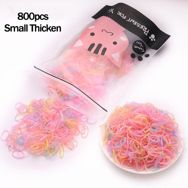 1000pcs/Pack Small Disposable Rubber Bands