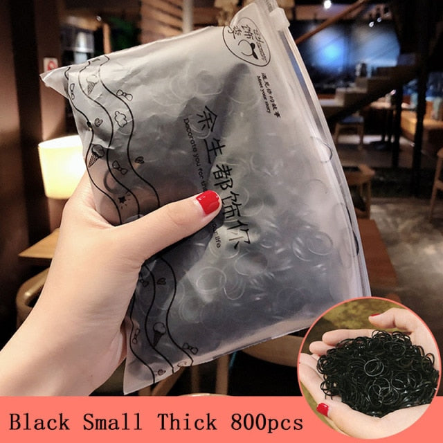 1000pcs/Pack Small Disposable Rubber Bands