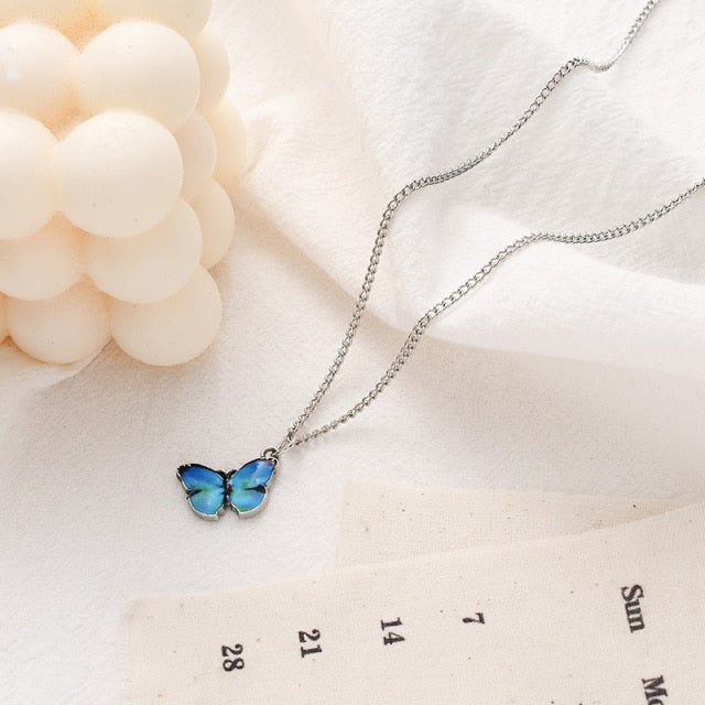 1 pcs Butterfly Necklaces and Earrings