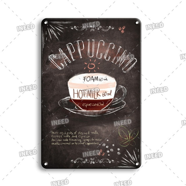 Delicate Cooking Metal Plate Tin Art