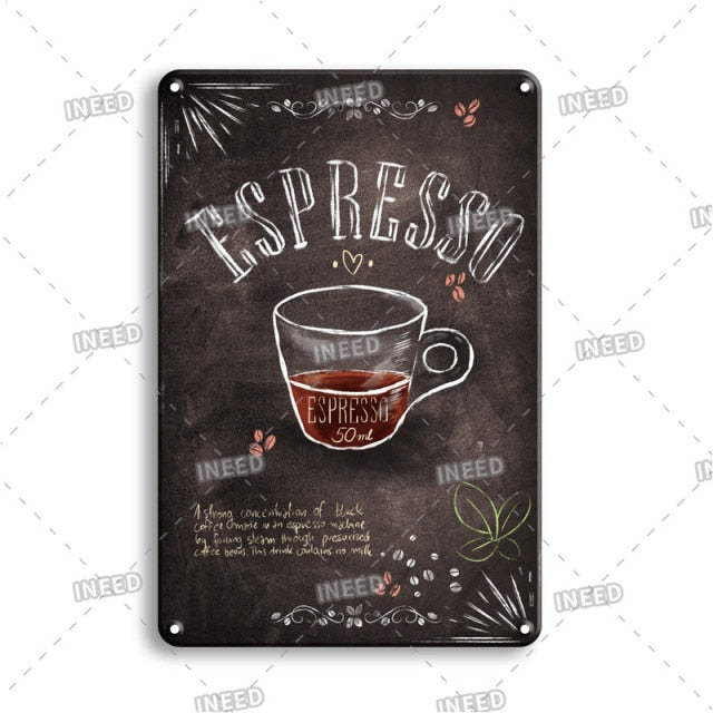 Delicate Cooking Metal Plate Tin Art