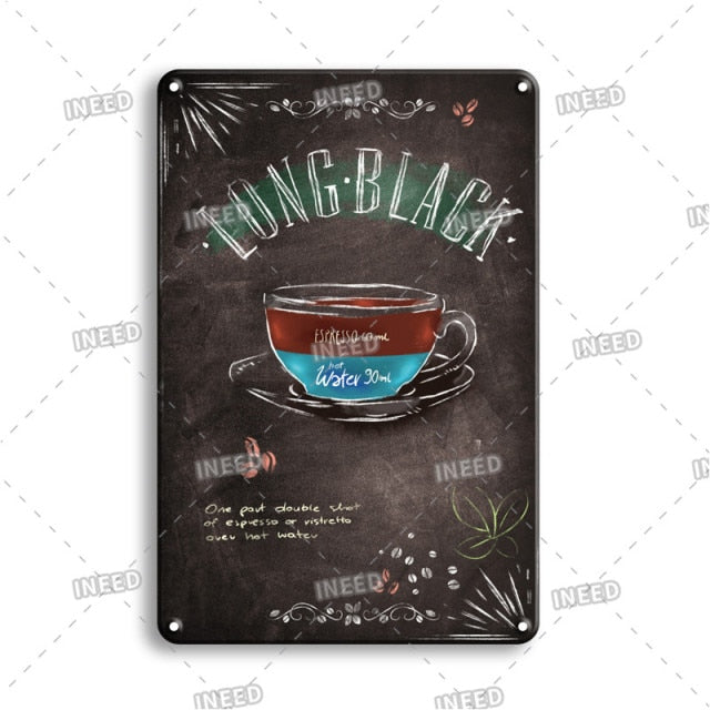 Delicate Cooking Metal Plate Tin Art