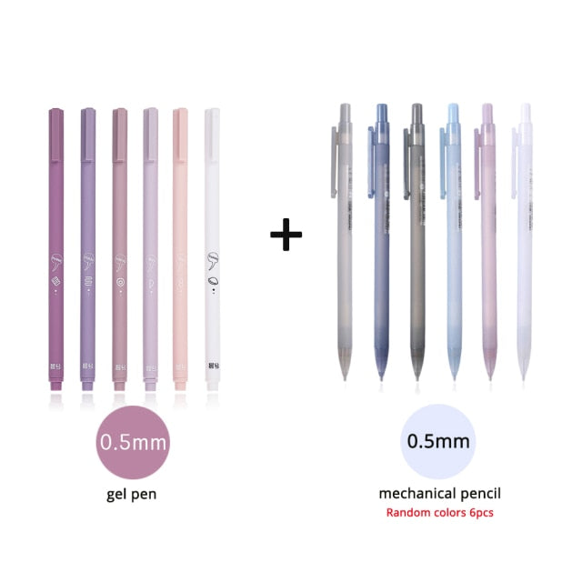 JIANWU 6pcs/set Gel Pens