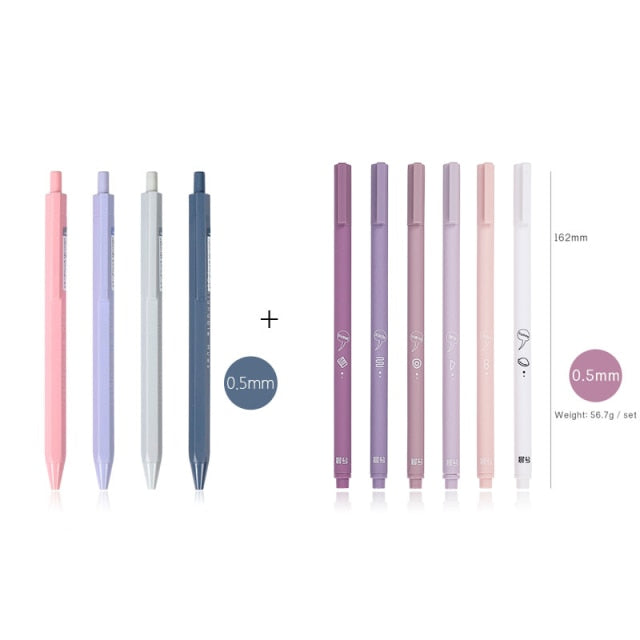 JIANWU 6pcs/set Gel Pens