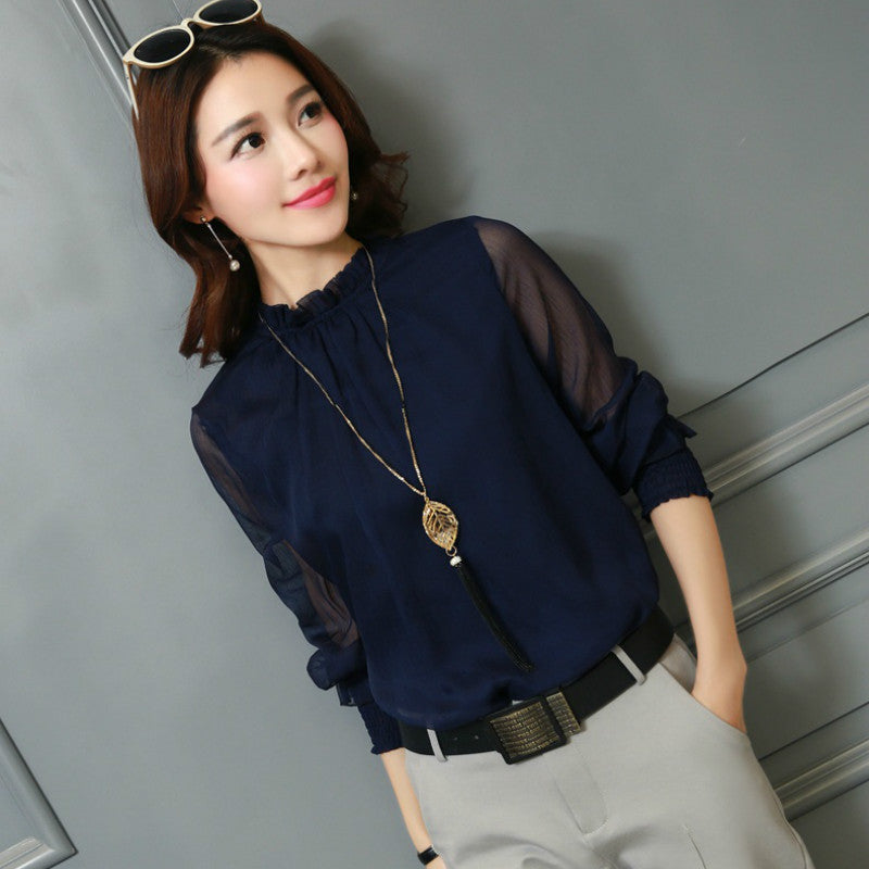 Chiffon Long Sleeve Blouse