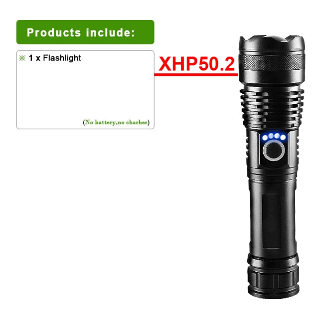 New XHP160 Most Powerful Led Flashlight