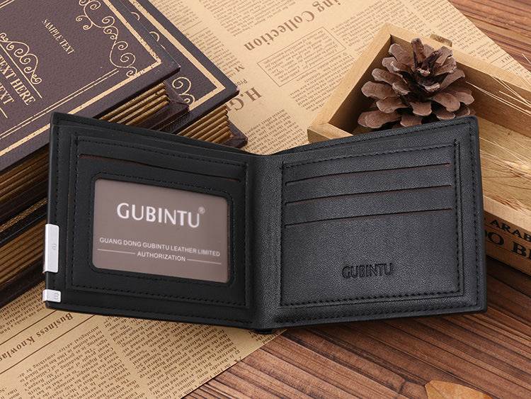 Men's Short Wallet Iron Edge