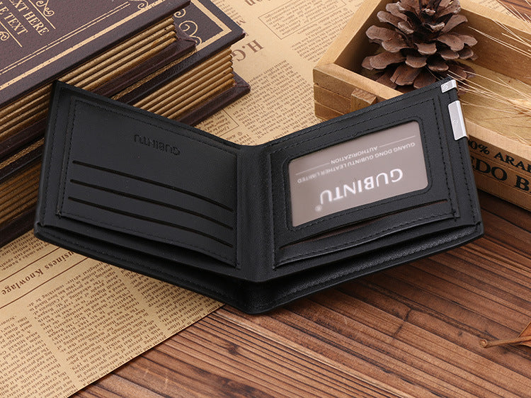 Men's Short Wallet Iron Edge