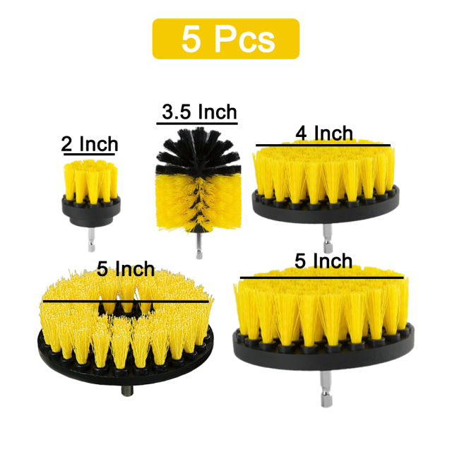 UNTIOR Drill Brush Attachment Set Power Scrubber