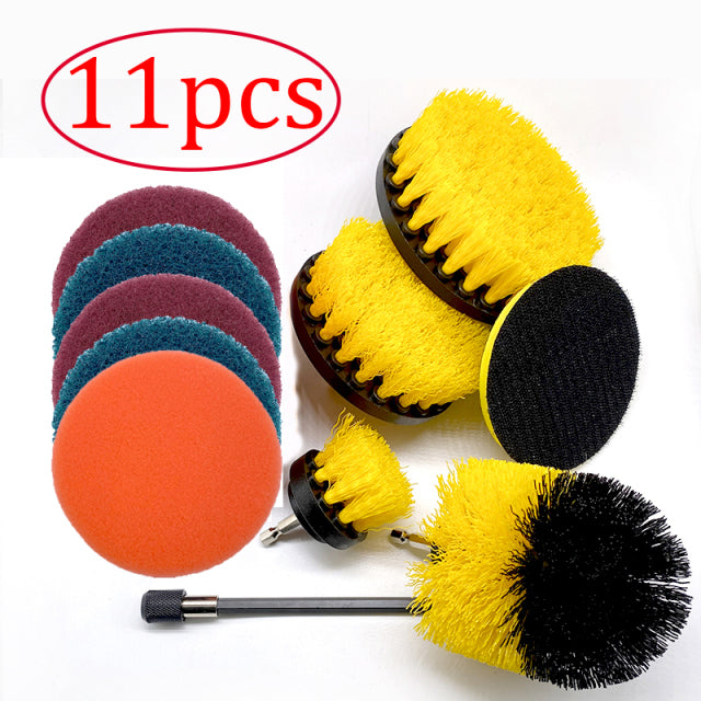 UNTIOR Drill Brush Attachment Set Power Scrubber