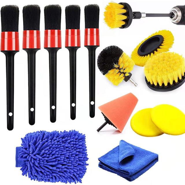 UNTIOR Drill Brush Attachment Set Power Scrubber