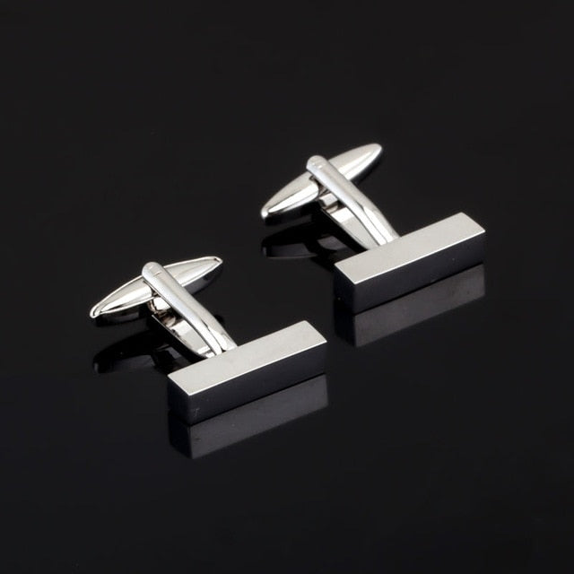Laser Engraved Check Sudoku Design Cufflink