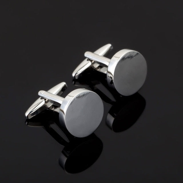 Laser Engraved Check Sudoku Design Cufflink