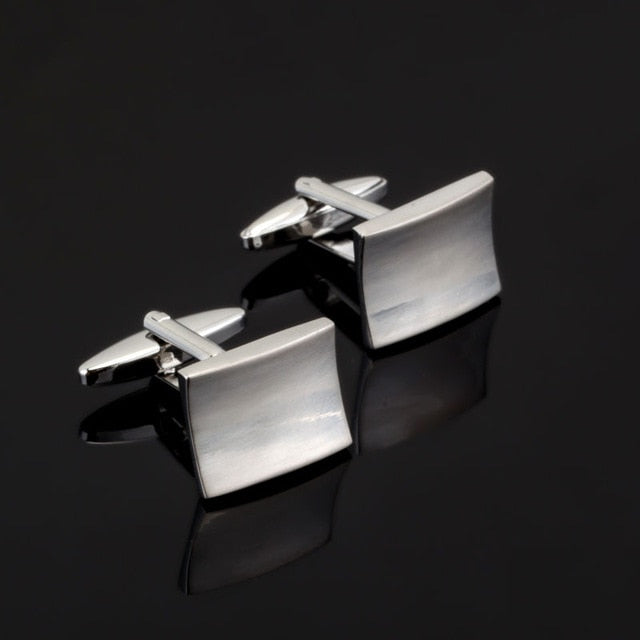 Laser Engraved Check Sudoku Design Cufflink
