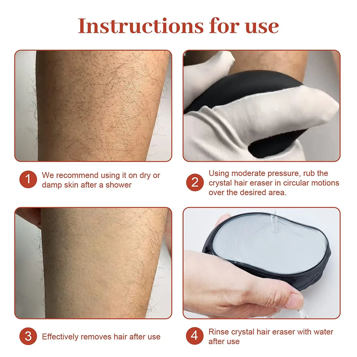 Nano Crystal Epilator For Painless And Safe Hair Remover
