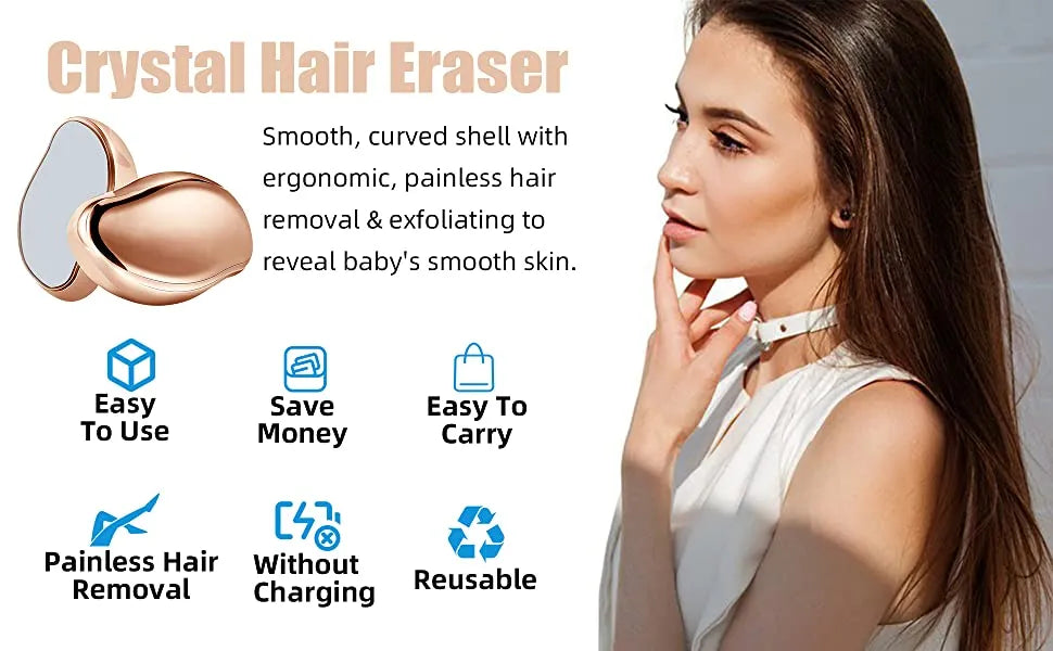 Nano Crystal Epilator For Painless And Safe Hair Remover