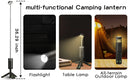 10000mAh USB Rechargeable Portable LED Telescopic Camping Light With Tripod Base