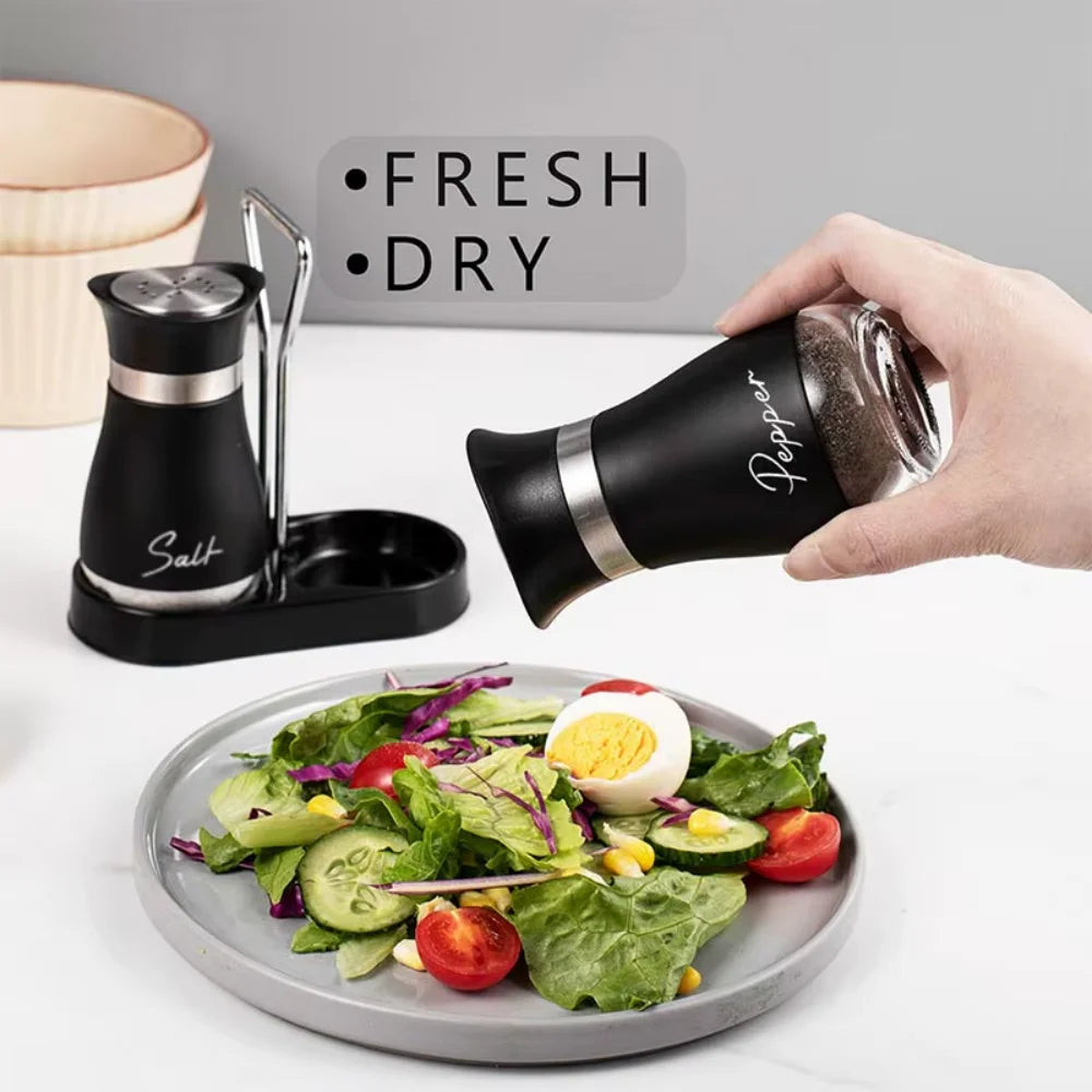 2-Piece Glass Salt And Pepper Set