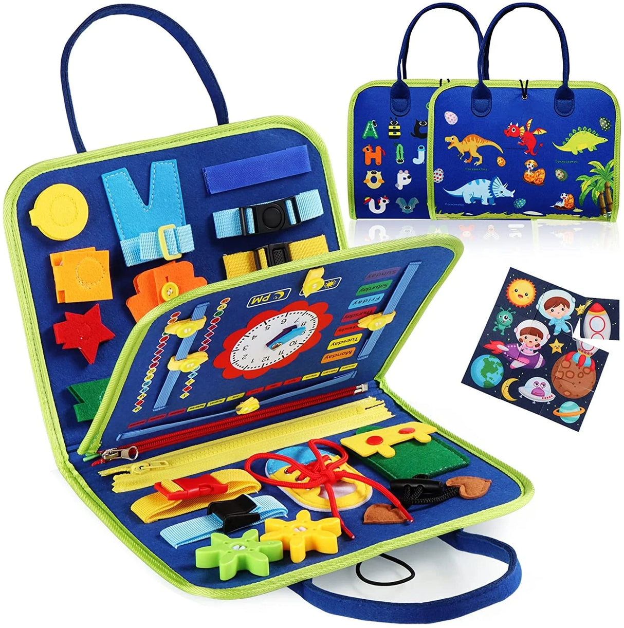 Montessori Toddler Busy Board For Educational Activity Motor Skills
