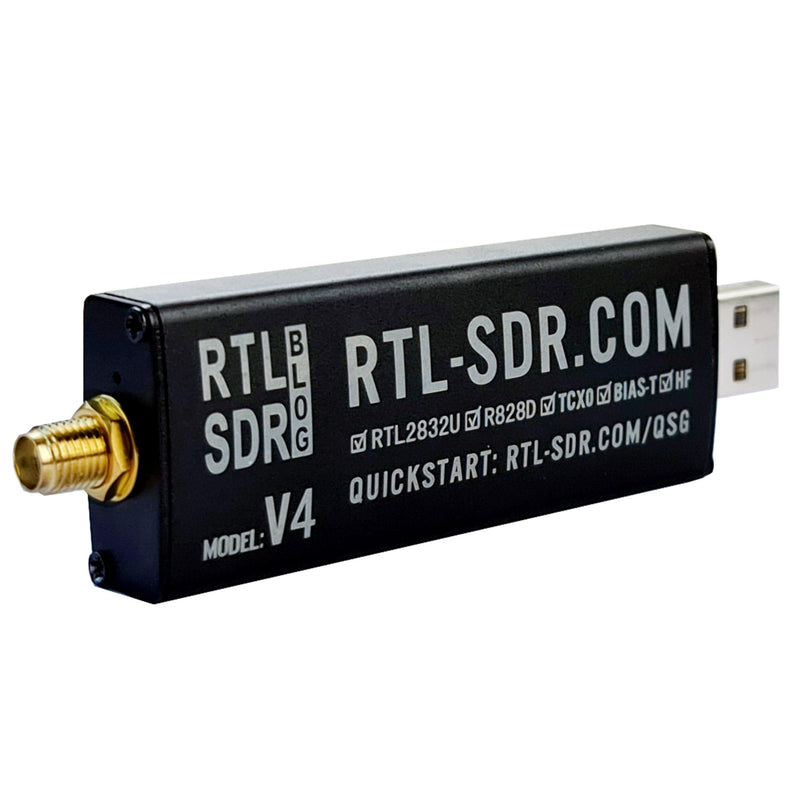 RTL-SDR Blog RTL SDR V4 R828D RTL2832U 1PPM TCXO SMA RTLSDR Software Defined Radio (Dongle Only)