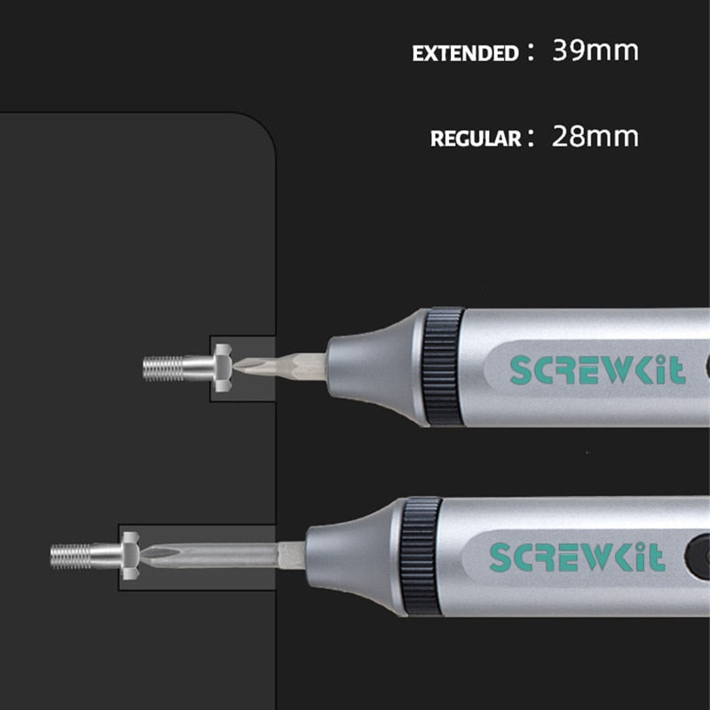 Precision Electric Screwdriver Kit With Adjustable Torque.  Type C Fast Charging.