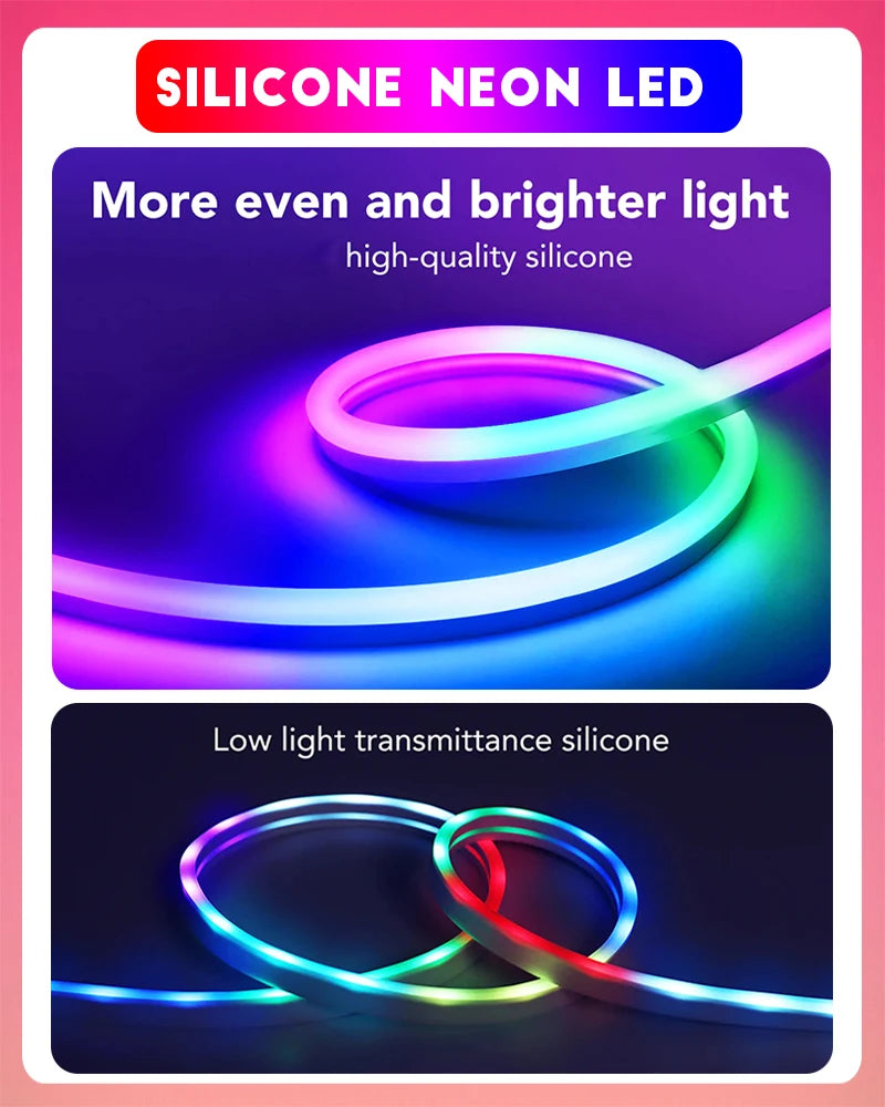 Tuya Neon Rope LED Strip Lights