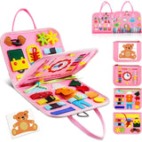 Montessori Toddler Busy Board For Educational Activity Motor Skills