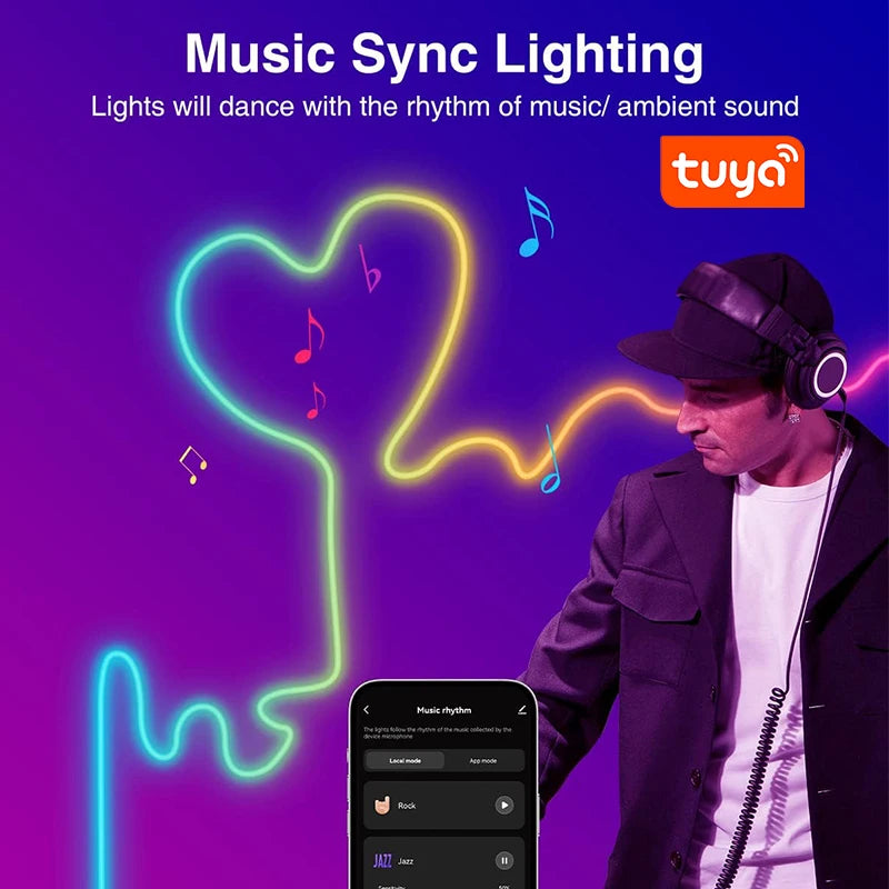 Tuya Neon Rope LED Strip Lights