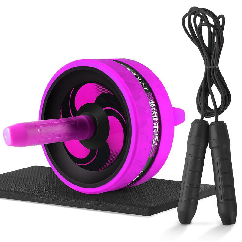 Jump Rope/Ab Roller with Mat For Exercise Fitness And Body Building.