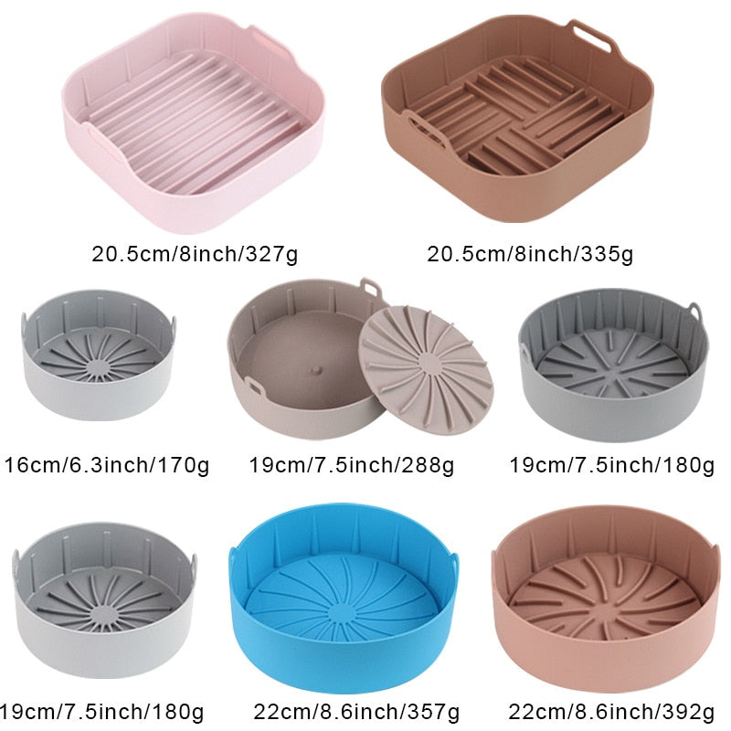 Silicone Reusable Air Fryer basket.