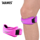 AOLIKES 1PCS Adjustable Knee Pad Brace Support for hiking, running and sports.