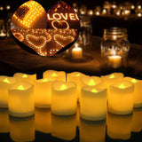 6/24Pcs Flameless LED Battery Powered Candles.