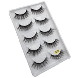 5 Pairs Multipack 3D Mink False Eyelashes.