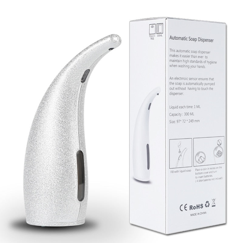 Touchless Sensor Hand Sanitizer/Liquid Soap Dispenser For Bathrooms or Kitchens.