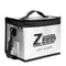 Zeee Lipo Fireproof/Explosionproof Battery Storage Bag.    Fire Guard Bag Measures 215X145X165mm.