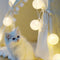 LED Cotton Ball Garland Party Lights.