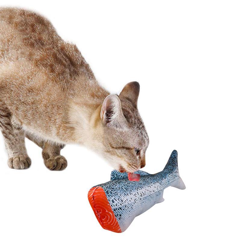 3D Fish Plush Cat Toy.