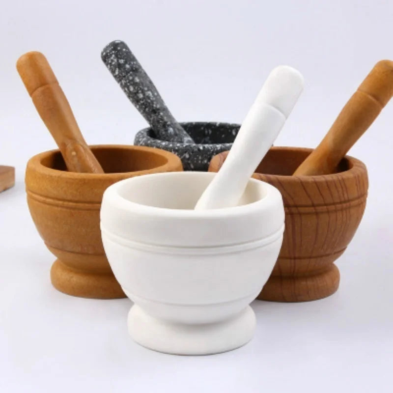 Resin Mortar Pestle Bowls For Mixing/Crushing Herbs