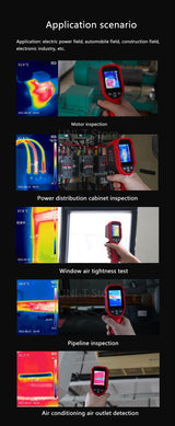 UNI-T UTi120S Infrared Thermal Imager PCB Circuit Industrial Testing Floor Heating Tube Testing Temperature Thermal Camera