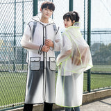 Women OR Men's Hooded Raincoats With Schoolbag space
