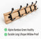 Nordic Bamboo Hat/Coat Rack With Hooks.