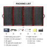 Dokio Flexible/Foldable High Efficiency Solar Panel. 12V 80w 100w 150w 200w 300w Solar Panel Kit