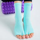 Yoga Cotton Socks With Silicone Non Slip. Open Foot Heel For Ballet Dance Socks.