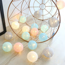 LED Cotton Ball Garland Party Lights.