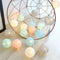 LED Cotton Ball Garland Party Lights.