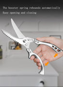 Stainless Steel Scissors that Can Cut Chicken Bones and Fish.