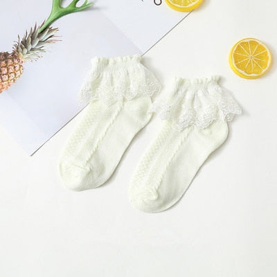 Baby Girl Lace Socks.